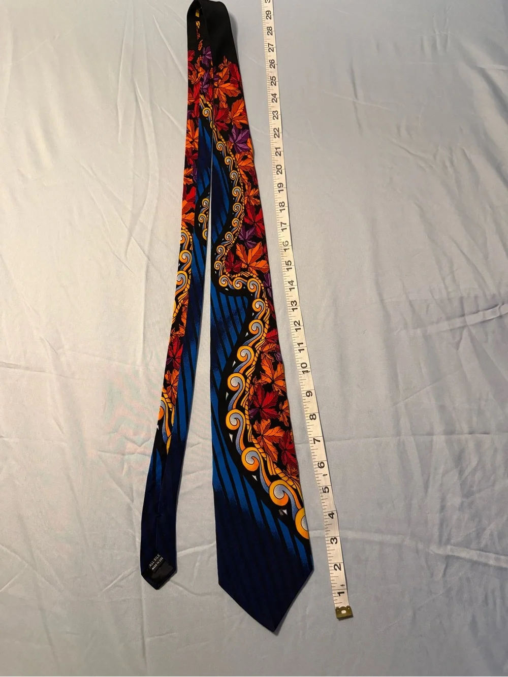 Rush Limbaugh Men's Blue Floral-Accent Silk Tie